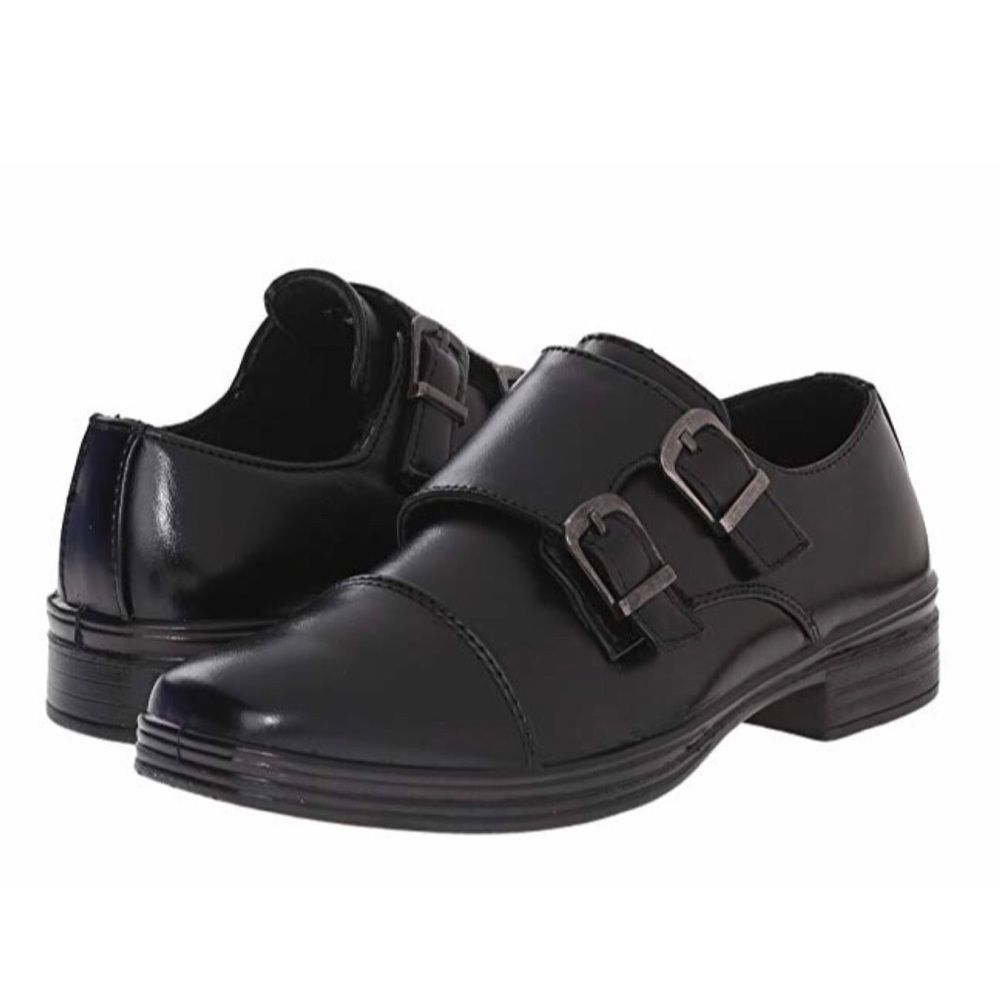 Brand New Deer Stags Boys Black Dress Shoes